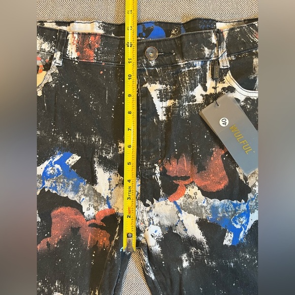 NWT Wulful Abstract Print Jeans - Picture 9 of 11